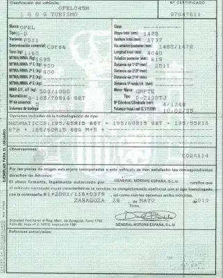 Scrapping Vehicle opel                                               corsa d (s07)                                                                                                                                                                                                                                              1.3 cdti (l08, l68)                                                                                                                                                                                                                                        of the year 2011 powered z13dtj