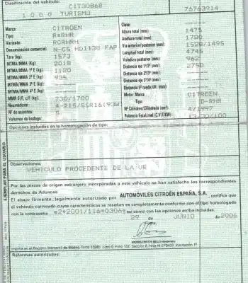 Verschrottungsfahrzeug citroen                                            c5 ii (rc_)                                                                                                                                                                                                                                                2.0 hdi (rcrhrh)                                                                                                                                                                                                                                           des jahres 2006 angetrieben rhr (dw10bted4)