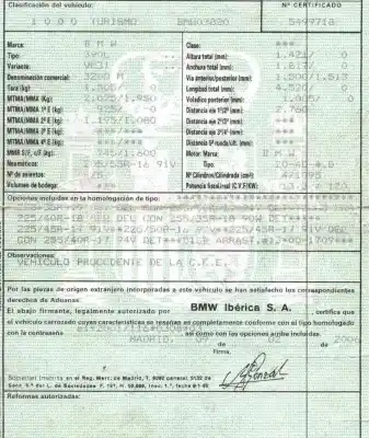 Veículo de Sucata bmw serie 3 berlina (e90) 320d do ano 2006 alimentado 204d4