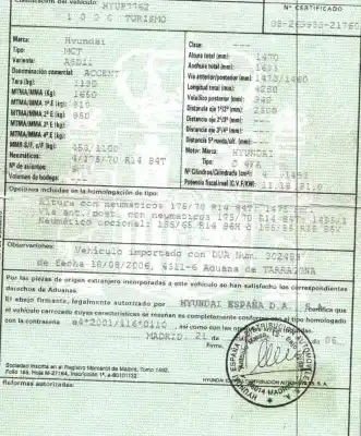 Veículo de Sucata hyundai accent iii sedán (mc) 1.5 crdi gls do ano 2006 alimentado d4fa