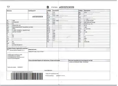 Утилизация автомобиля opel zafira tourer c (p12) 1.6 cdti (75) года 2017 питание b16dth
