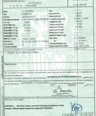 Утилизация автомобиля citroen c4 picasso i monospace (ud_) 2.0 hdi 138 года 2010 питание rhj