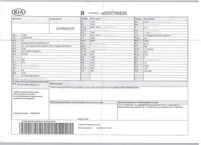 Veicolo di demolizione kia cee'd sportswagon (jd) 1.0 t-gdi dell'anno 2018 alimentato g3lc