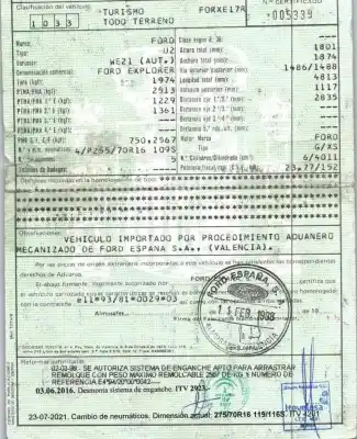 Scrapping Vehicle ford explorer (u2, u_) 4.0 v6 4wd of the year 1998 powered xs