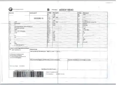 Утилизация автомобиля bmw 1 (f20) 116 d года 2015 питание b37d15a