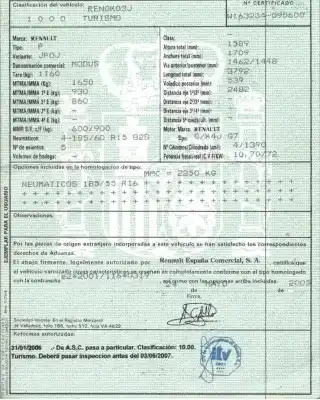 Здавання транспортного засобу renault modus / grand modus (f/jp0_) 1.4 (jp01, jp0j) року 2005 потужний k4j g7