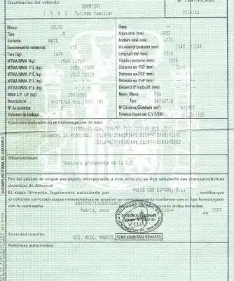 Sloopvoertuig volvo v50 (545) 2.0 d van het jaar 2005 aangedreven d4204t