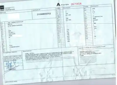 Veicolo di demolizione bmw 3 coupé (e92) 320 d dell'anno 2010 alimentato n47d20c