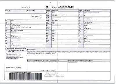 Утилизация автомобиля jeep-viasa                                         compass (mp, m6, mv, m7)                                                                                                                                                                                                                                   1.3 года 2021 питание 46351268,552 82 328