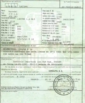 Утилизация автомобиля hyundai lantra ii (j-2) 1.6 16v года 1997 питание g4gr