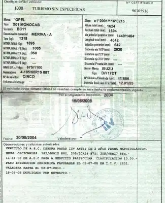 Утилизация автомобиля opel meriva a monospace (x03) 1.7 dti (e75) года 2004 питание y17dt