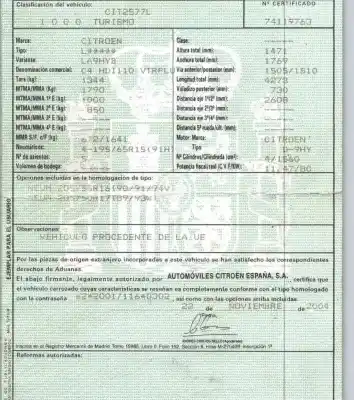 Veículo de Sucata citroen c4 coupé (la_) 1.6 hdi do ano 2004 alimentado 9hy