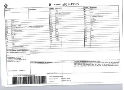 Veículo de Sucata renault clio iv (bh_) 1.5 dci 75 do ano 2016 alimentado k9ke628