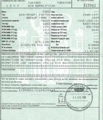 Veículo de Sucata ford focus lim. (cb4) 1.6 tdci cat do ano 2008 alimentado g8db