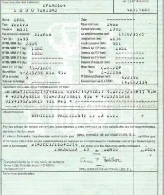 Утилизация автомобиля opel signum fastback (z03) 2.0 turbo (f48) года 2004 питание z22yh