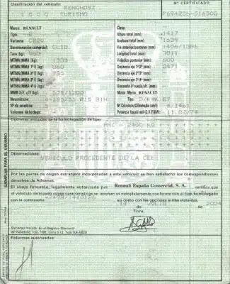 Veículo de Sucata renault clio ii (bb_, cb_) 1.5 dci do ano 2004 alimentado k9ke712