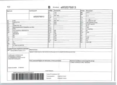Утилизация автомобиля opel corsa e (x15) 1.3 cdti (08, 68) года 2016 питание b13dtc