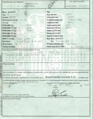 Veículo de Sucata renault clio ii (bb_, cb_) 1.5 dci (b/cb08) do ano 2003 alimentado k9kb702