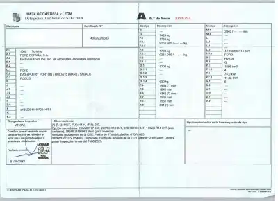 Scrapping Vehicle ford focus ii (da_, hcp, dp) 2.0 of the year 2005 powered hwda