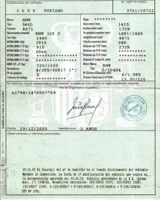 Scrapping Vehicle bmw 3 (e46) 320 d of the year 2002 powered 204d4