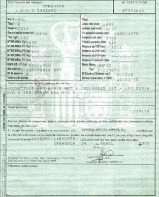 Утилизация автомобиля opel corsa d 1.3 16v cdti года 2010 питание z13dtj