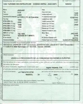 Scrapping Vehicle jaguar s-type 2.7 v6 diesel cat of the year 2004 powered 7b