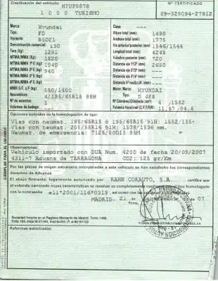 Veículo de Sucata hyundai i30 (fd) 1.6 crdi do ano 2007 alimentado d4fb