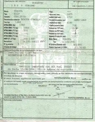 Veículo de Sucata toyota corolla (_e12_) 2.0 d-4d (cde120_) do ano 2004 alimentado 1cdftv