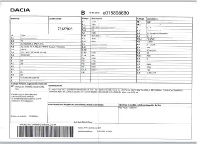 Veículo de Sucata dacia sandero iii 1.0 tce 90 do ano 2024 alimentado h4df4