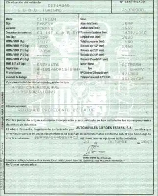 Veículo de Sucata citroen c3 1.4 do ano 2003 alimentado kfv