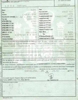Scrapping Vehicle audi a2 (8z0) 1.4 tdi of the year 2004 powered atl