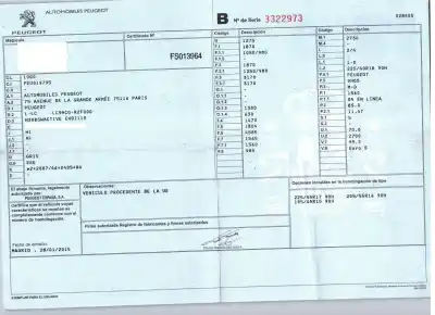 Утилизация автомобиля peugeot 308 sw ii (lc_, lj_, lr_, lx_, l4_) 1.6 hdi / bluehdi 115 (lcbhxm, lcbhxt) года 2015 питание 9h05
