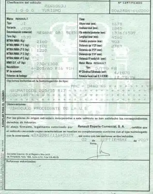 Утилизация автомобиля renault grand scénic iii (jz0/1_) 1.9 dci года 2009 питание f9qp8