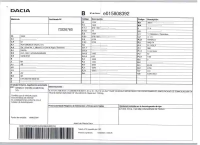 Sloopvoertuig dacia sandero iii 1.0 tce 90 van het jaar 2024 aangedreven h4df480