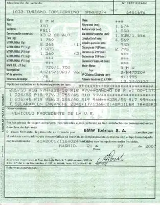 Veículo de Sucata bmw x3 (e83) 2.0 sd do ano 2007 alimentado n47d20a