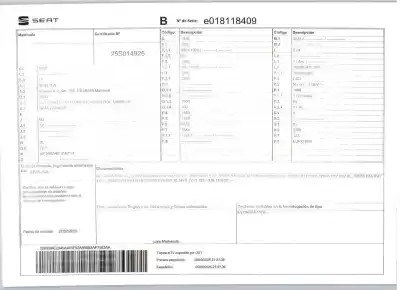 Scrapping Vehicle seat leon sp kl / sfdxdex0 1.5 leon sp of the year 2025 powered dxde