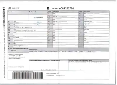 Vehicul casat seat leon (5f1) 1.6 tdi al anului 2016 alimentat cxxb