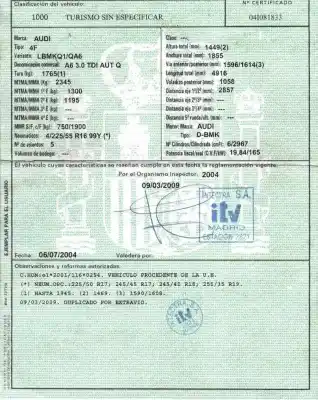 Veículo de Sucata audi a6 berlina (4f2) 3.0 tdi quattro (165kw) do ano 2004 alimentado bmk