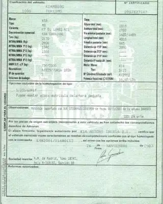 Veículo de Sucata kia carnival 2.9 crdi vgt active do ano 2007 alimentado j3