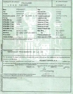Scrapping Vehicle peugeot 207/207+ (wa_, wc_) 1.4 16v of the year 2006 powered kfu