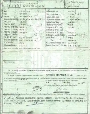 Veicolo di demolizione citroen berlingo 1.9 d multispace dell'anno 1998 alimentato d9b Veicolo di demolizione citroen berlingo 1.9 d multispace dell'anno 1998 alimentato d9b