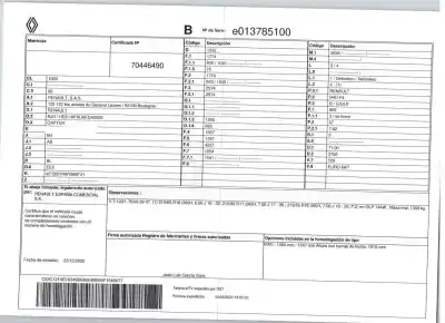 Veículo de Sucata renault captur ii (hf_) tce 90 (hfm6) do ano 2022 alimentado h4df480