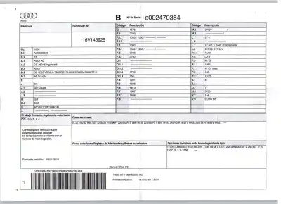 Scrapping Vehicle audi a5 (f53, f5p) 2.0 tfsi of the year 2016 powered cyr