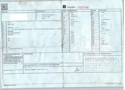 Veículo de Sucata renault master kasten 2.3 dci diesel cat do ano 2011 alimentado m9ta676