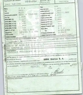 Veículo de Sucata bmw 5 touring (e61) 525 i do ano 2007 alimentado n52b25a