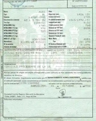 Здавання транспортного засобу audi a3 (8l) 1.9 tdi ambiente року 2002 потужний atd