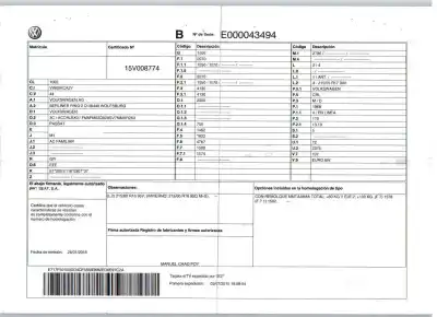 Veículo de Sucata volkswagen passat b8 variant (3g5, cb5) 2.0 tdi do ano 2015 alimentado crlb