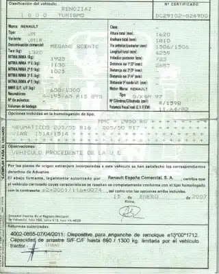 Здавання транспортного засобу renault scénic ii (jm0/1_) 1.6 16v (jm1r) року 2007 потужний k4m9766