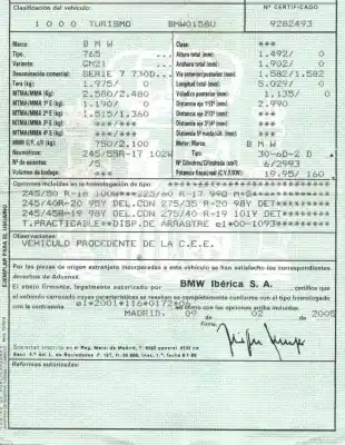 Утилизация автомобиля bmw 7 (e65, e66, e67) 730 d года 2005 питание 306d2