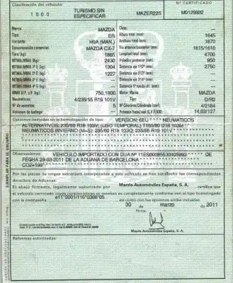 Sloopvoertuig mazda cx-7 (er) 2.2 mzr-cd awd (er10a) van het jaar 2011 aangedreven r2